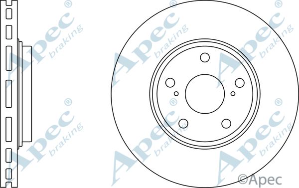 APEC BRAKING Jarrulevy DSK2370